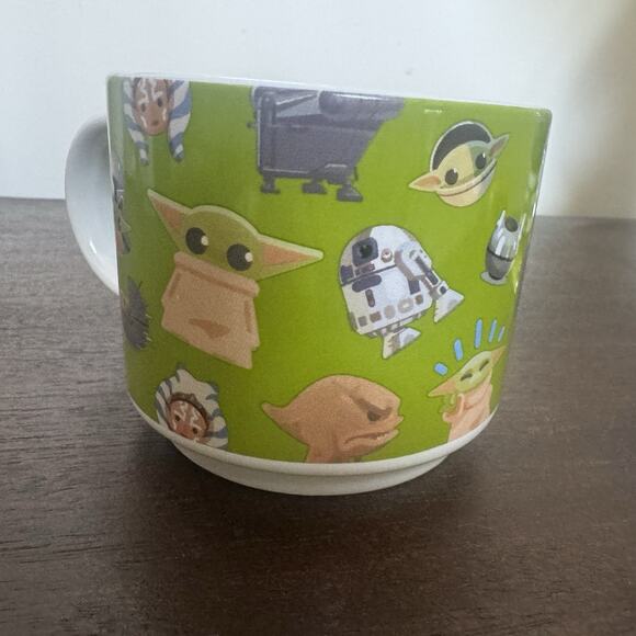 Star Wars Mandalorian Grogu Coffee Mug Tea Cup Baby Yoda R2D2 Lucas Film Sci Fi - Picture 2 of 16